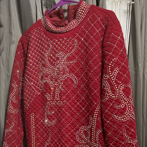 Red sequin dress - Picture 3 of 3